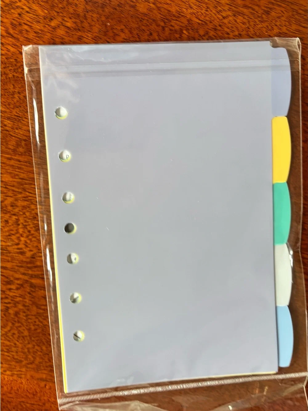 Pink Mini Planner Dividers & Pockets - Set of 2